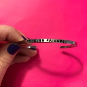 "Forever Friends"- SILVER MantraBand Bracelet